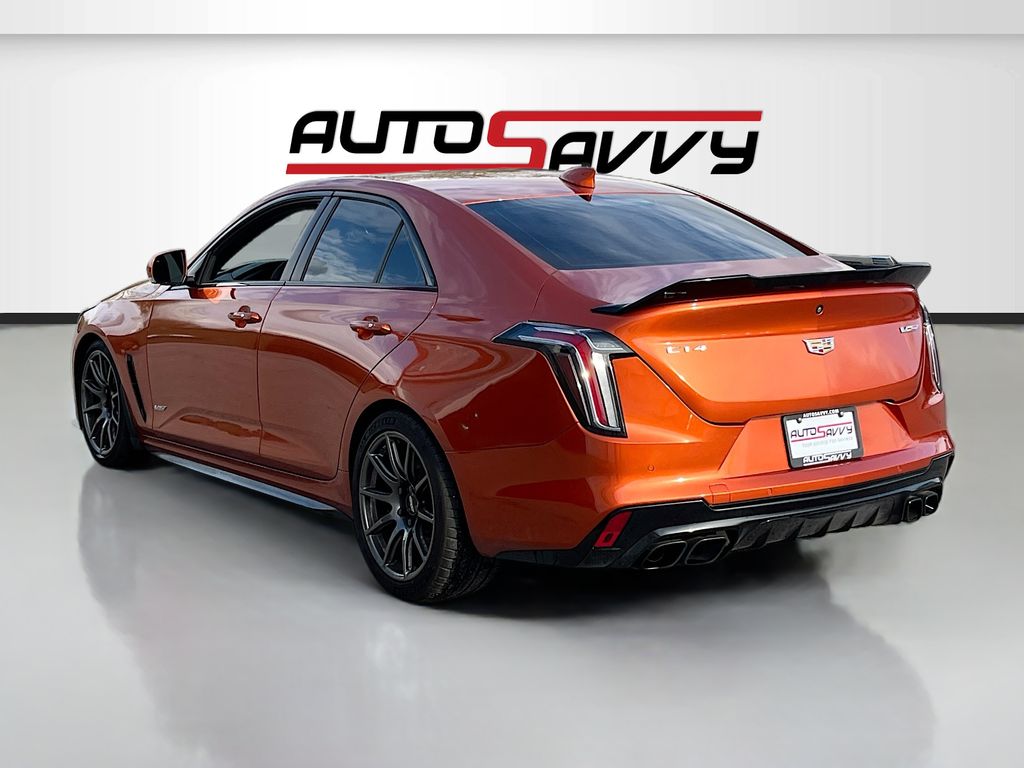 Used 2022 Orange Cadillac V-Series image 5