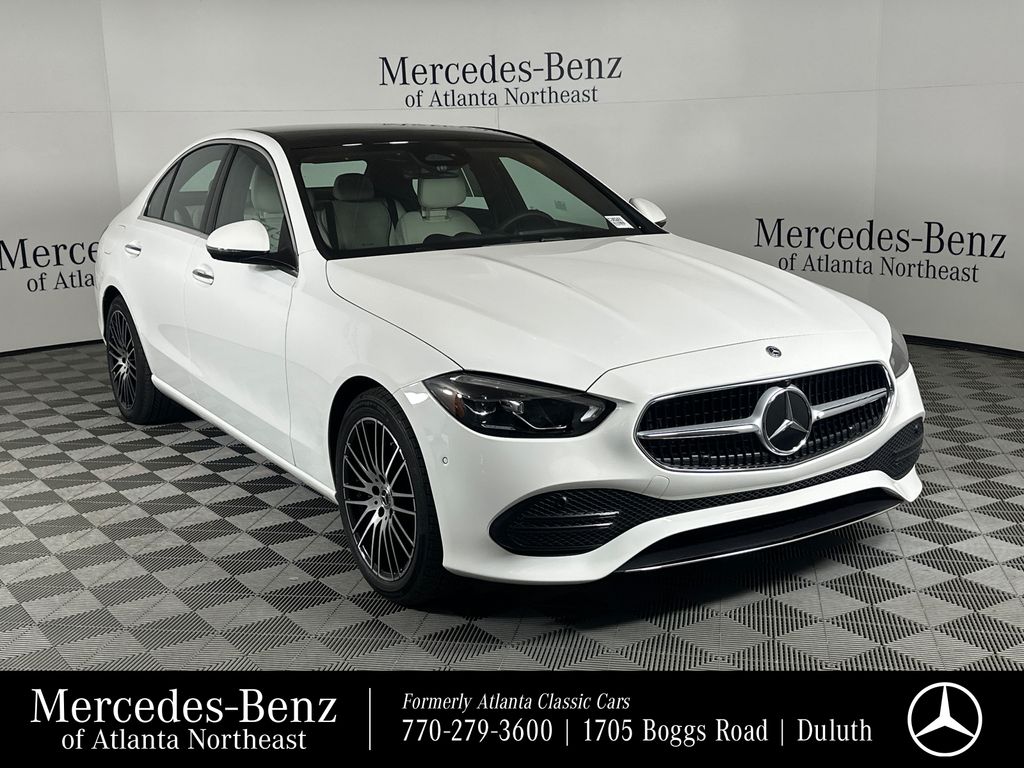 Polar White 2026 Mercedes-Benz C-Class C 300 RWD Sedan Rear-Wheel Drive 9-Speed Automatic