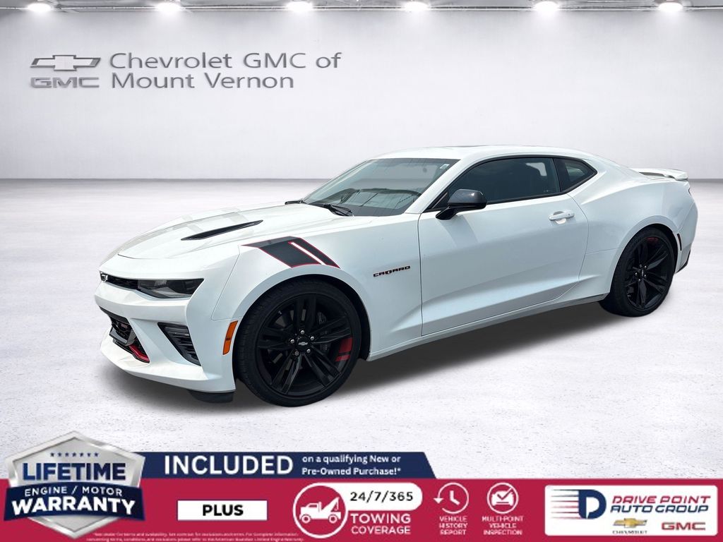 Summit White 2018 Chevrolet Camaro Coupe Rear-Wheel Drive 8-Speed Automatic