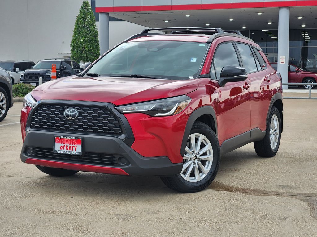Red Crystal 2025 Toyota Corolla Cross SUV / Crossover Front-Wheel Drive Continuously Variable Transmission