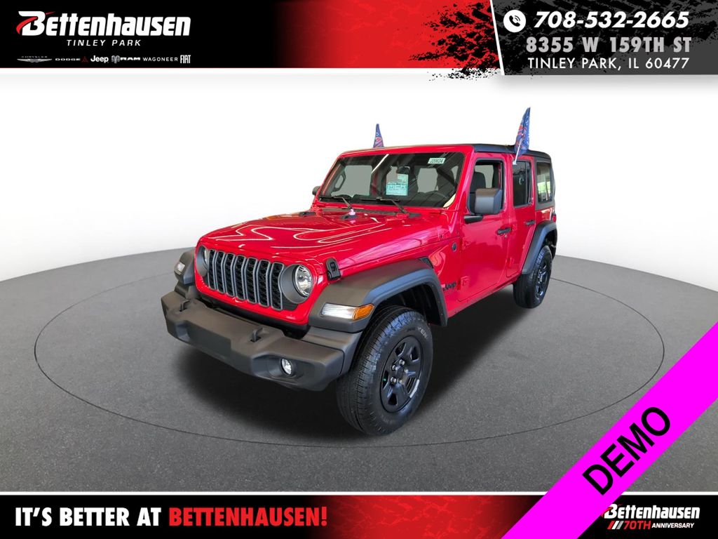 Red Clearcoat 2026 Jeep Wrangler SUV / Crossover Four-Wheel Drive 8-Speed Automatic