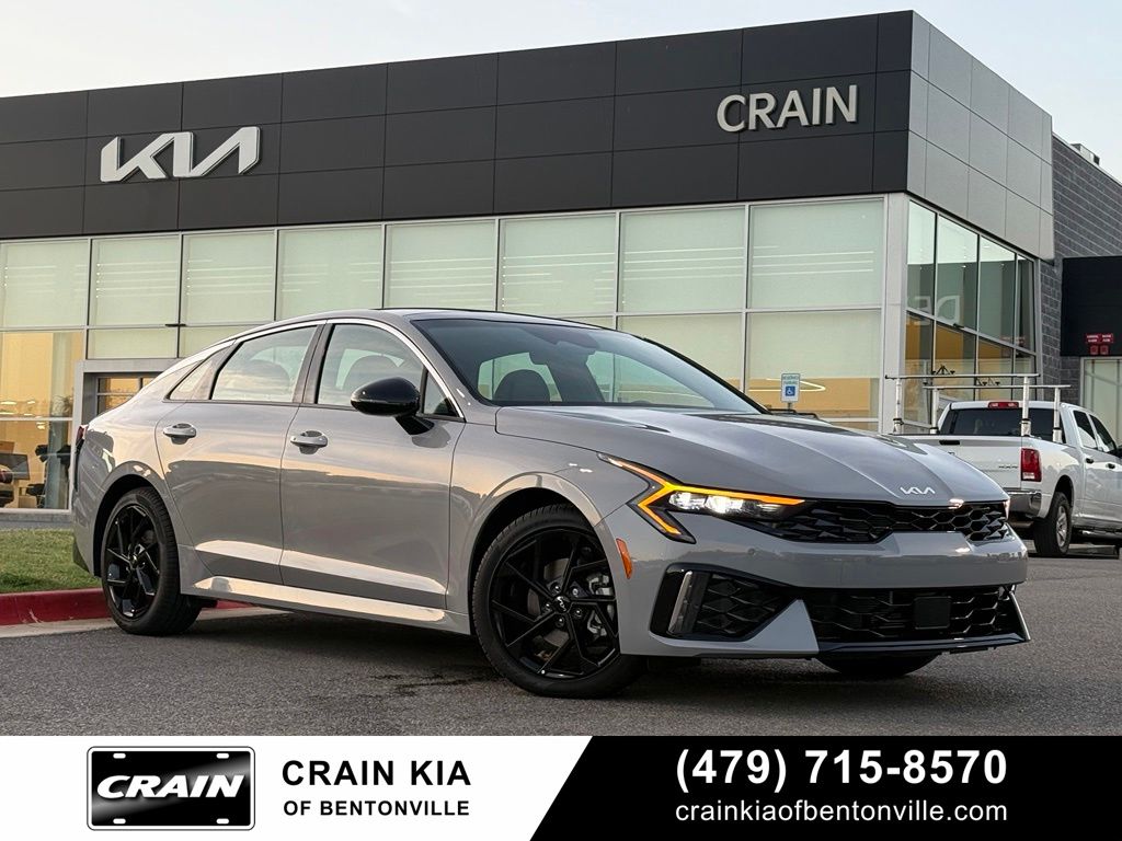 Gray 2026 Kia K5 Sedan Front-Wheel Drive 8-Speed Automatic