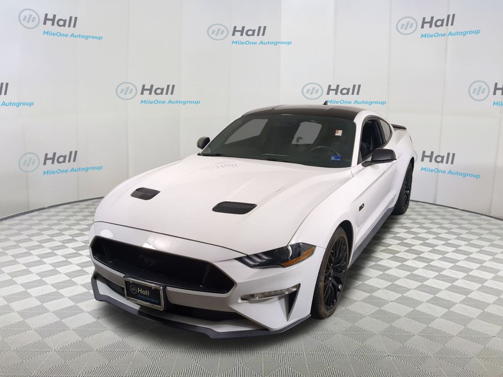 Oxford White 2021 Ford Mustang GT Coupe RWD Coupe Rear-Wheel Drive Automatic