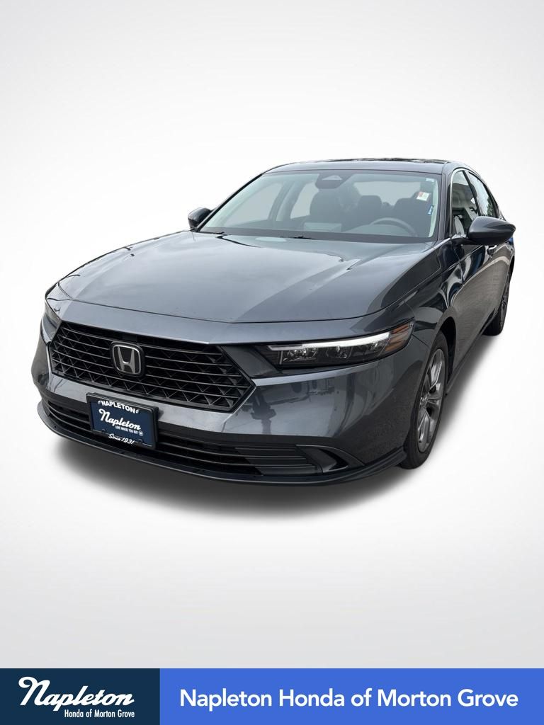 Gray 2023 Honda Accord Sedan Front-Wheel Drive Continuously Variable Transmission