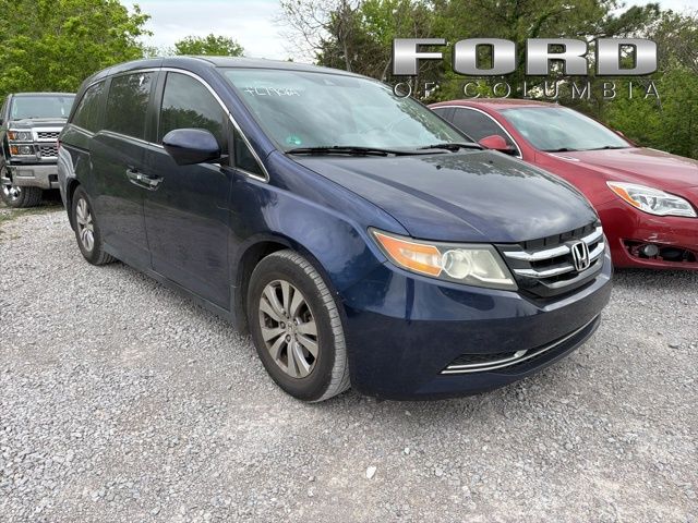 Black (Obsidian Blue Pearl) 2016 Honda Odyssey EX-L FWD Minivan Front-Wheel Drive 6-Speed Automatic