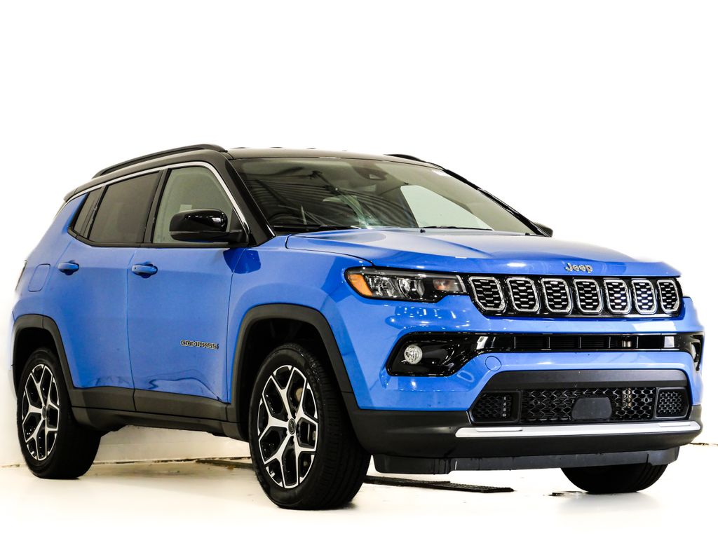 Hydro Blue Pearlcoat 2025 Jeep Compass Limited 4WD SUV / Crossover Four-Wheel Drive 8-Speed Automatic