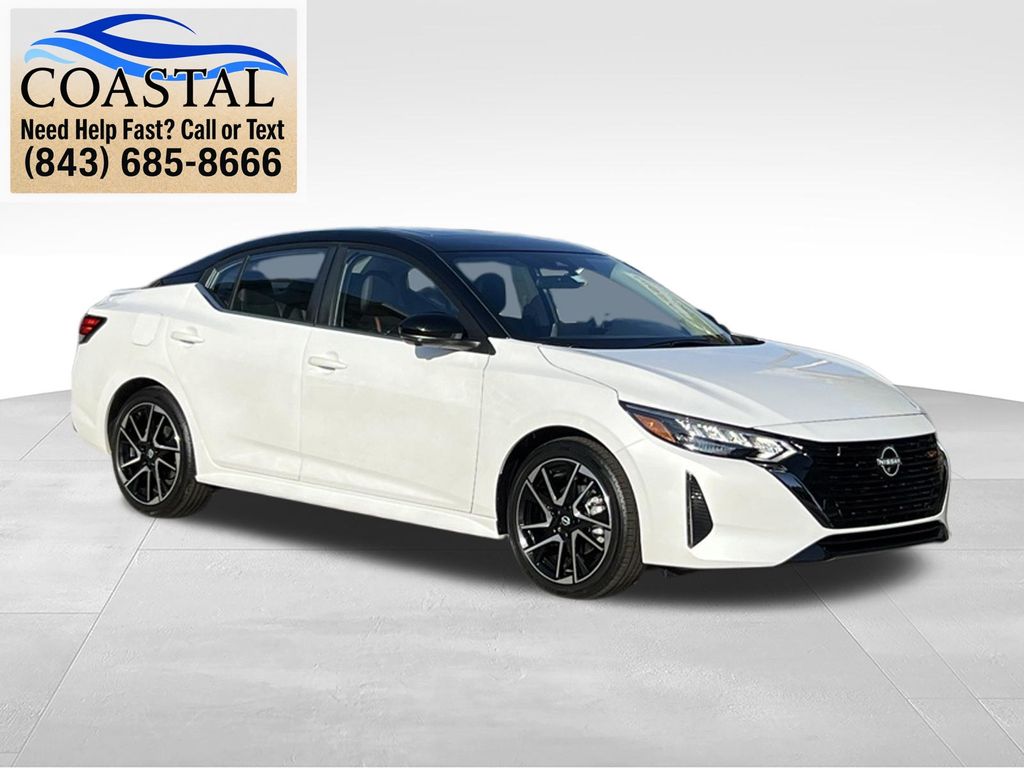 2025 Nissan Sentra SR White at Lugoff Nissan