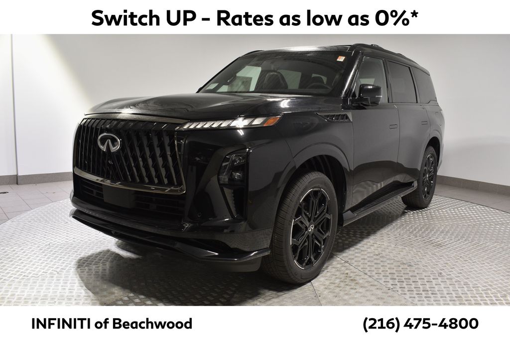 Mineral Black 2026 INFINITI QX80 Sport AWD SUV / Crossover All-Wheel Drive 9-Speed Automatic