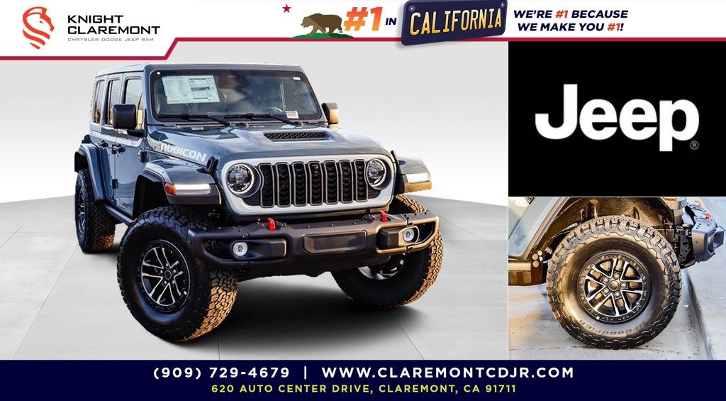 Anvil Clear Coat 2026 Jeep Wrangler Rubicon X 4-Door 4WD SUV / Crossover Four-Wheel Drive 8-Speed Automatic