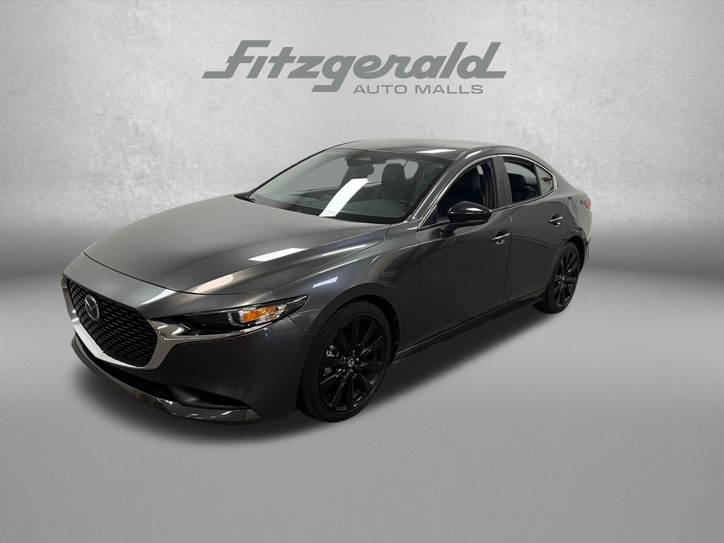 Machine Gray Metallic 2024 Mazda MAZDA3 Sedan Front-Wheel Drive 6-Speed Automatic