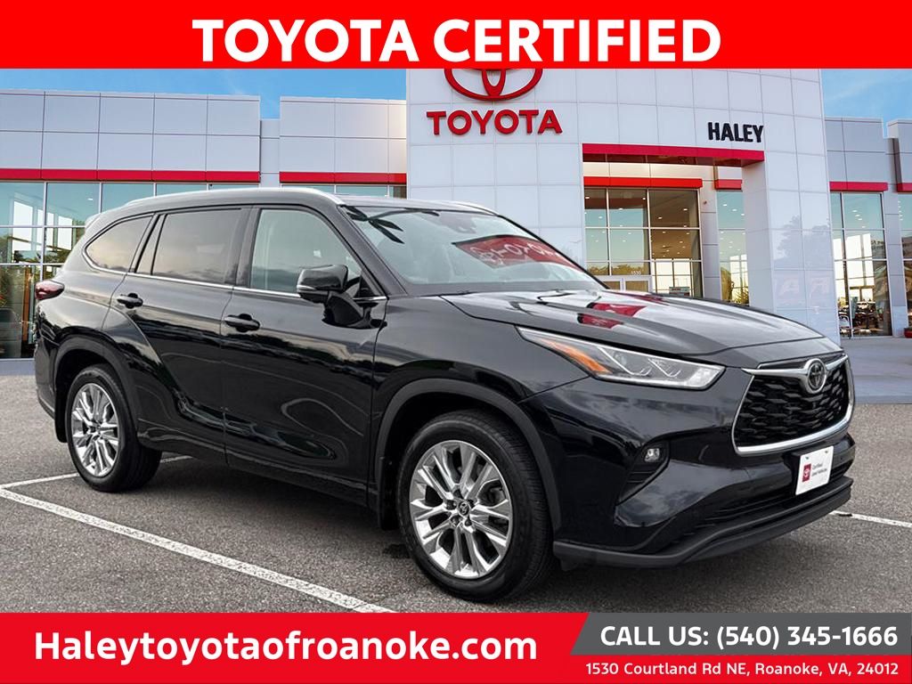 Midnight Black Metallic 2025 Toyota Highlander SUV / Crossover All-Wheel Drive 8-Speed Automatic