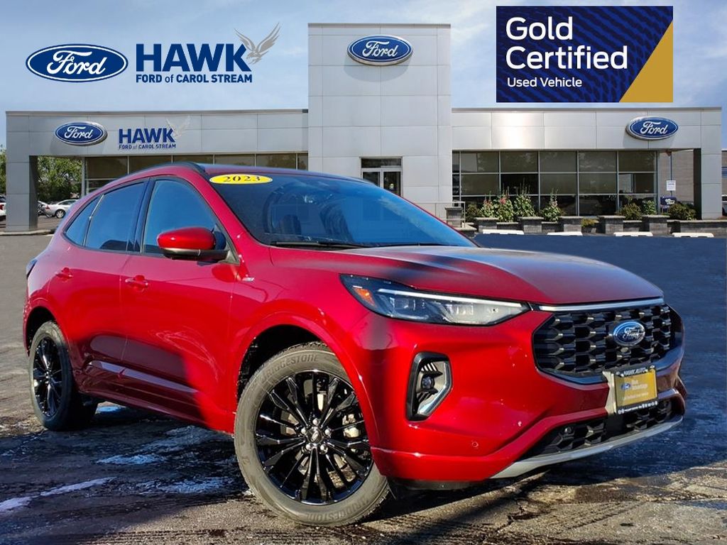 Red Metallic 2023 Ford Escape ST-Line Elite AWD SUV / Crossover All-Wheel Drive 8-Speed Automatic