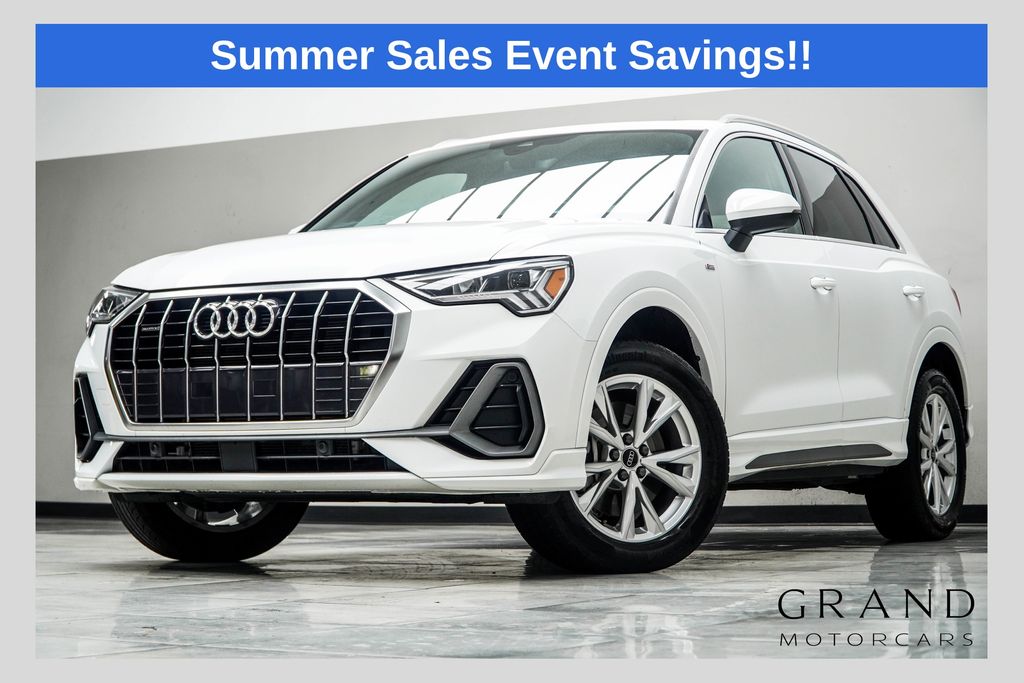 Glacier White Metallic 2025 Audi Q3 SUV / Crossover All-Wheel Drive 8-Speed Automatic