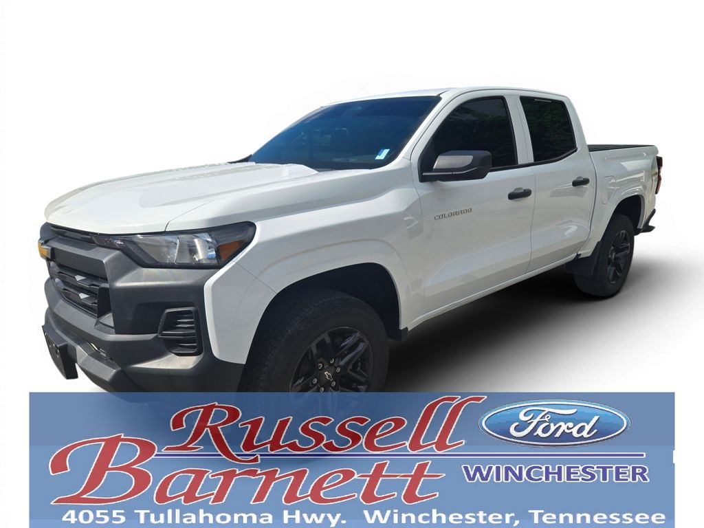 Summit White 2023 Chevrolet Colorado Pickup Truck Four-Wheel Drive 8-Speed Automatic
