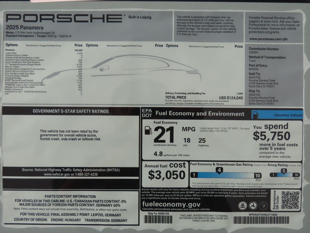 Thumbnail: 2025 Porsche Panamera - 14