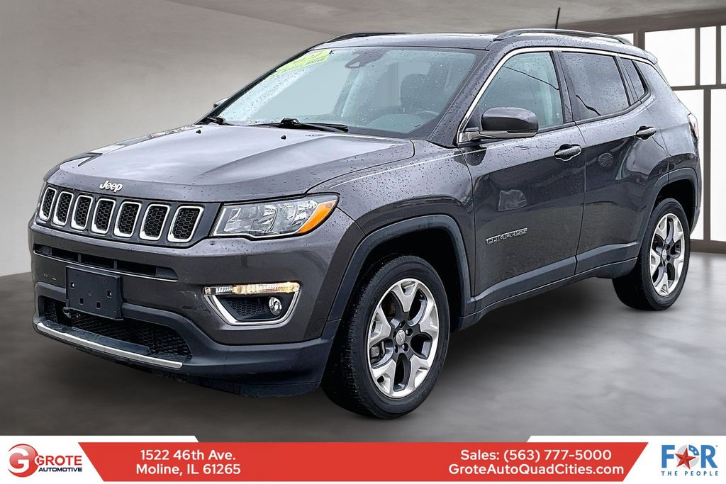 Gray (Granite Crystal Metallic Clearcoat) 2021 Jeep Compass Limited 4WD SUV / Crossover Four-Wheel Drive 9-Speed Automatic