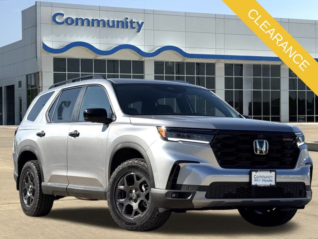 2025 Honda Pilot TrailSport Silver at Bayway Cadillac of The Woodlands