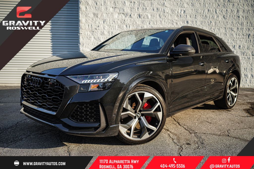 Mythos Black Metallic 2022 Audi RS Q8 SUV / Crossover All-Wheel Drive 8-Speed Automatic