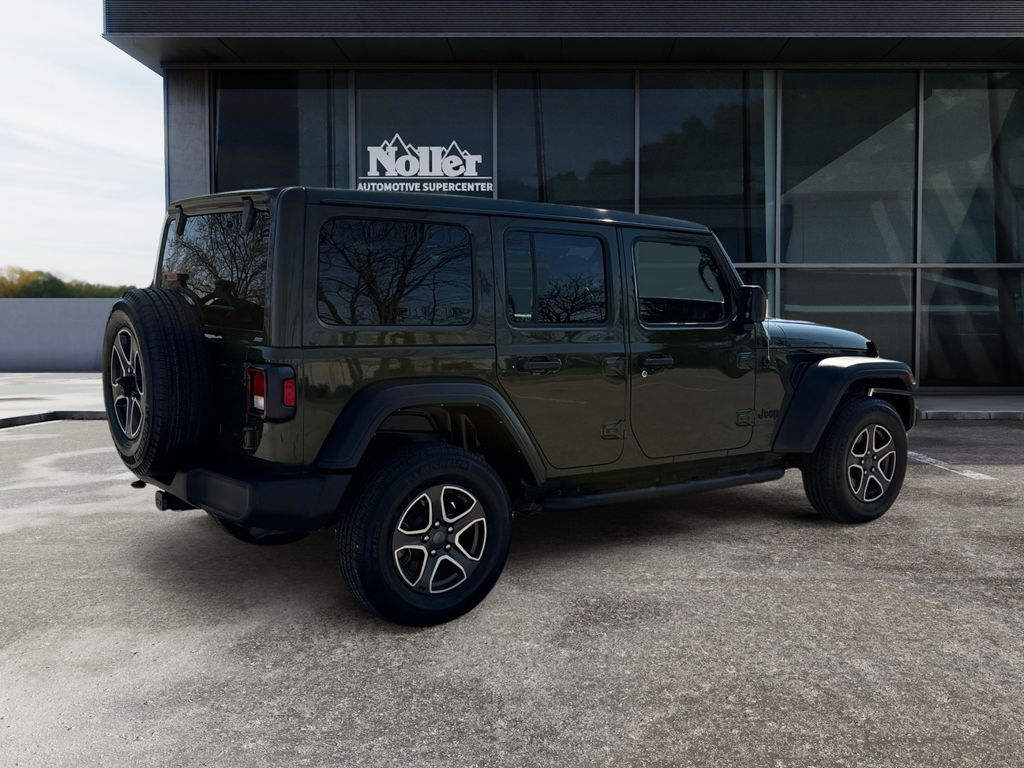 Sarge Green Clearcoat 2022 Jeep Wrangler Unlimited Sport S 4WD SUV / Crossover Four-Wheel Drive 8-Speed Automatic