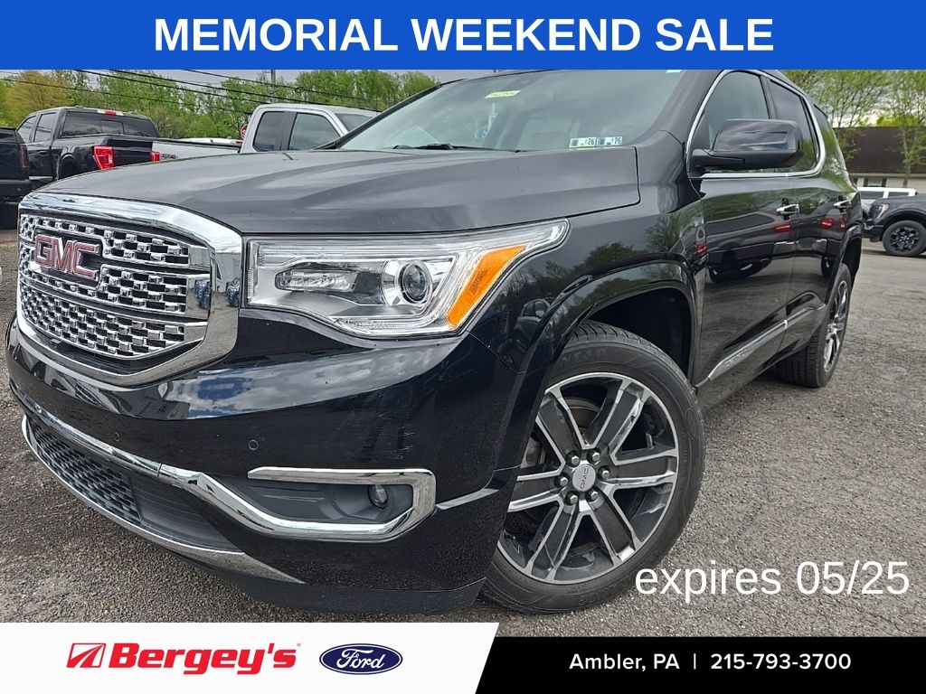 Black (Ebony Twilight Metallic) 2019 GMC Acadia Denali AWD SUV / Crossover Four-Wheel Drive 6-Speed Automatic