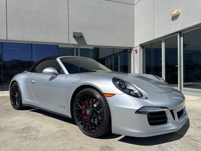 Rhodium Silver Metallic 2016 Porsche 911 Carrera GTS Cabriolet RWD Convertible Rear-Wheel Drive 7-Speed Automatic