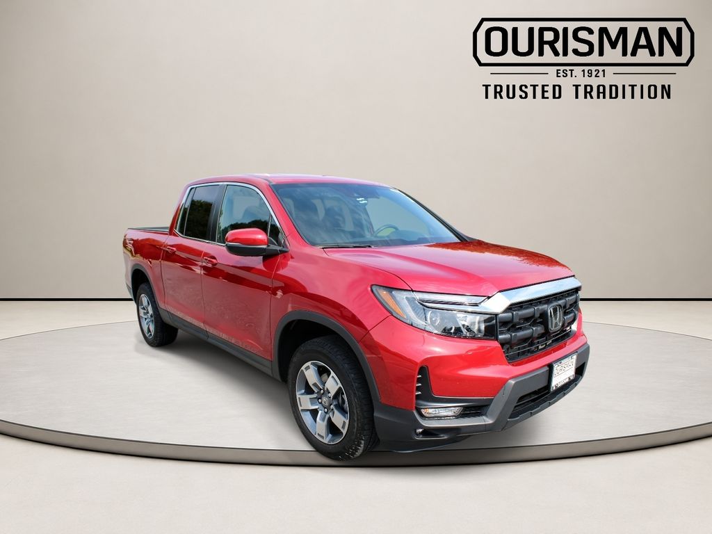 Red 2024 Honda Ridgeline Pickup Truck All-Wheel Drive 9-Speed Automatic