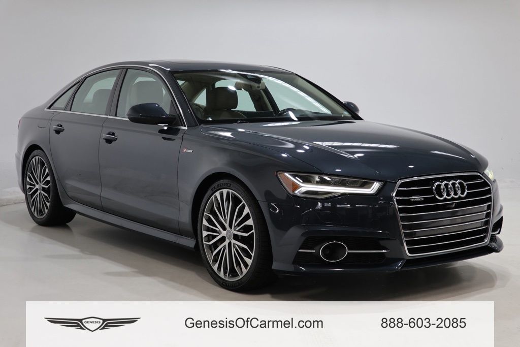 Blue Metallic 2016 Audi A6 Sedan All-Wheel Drive 8-Speed Automatic