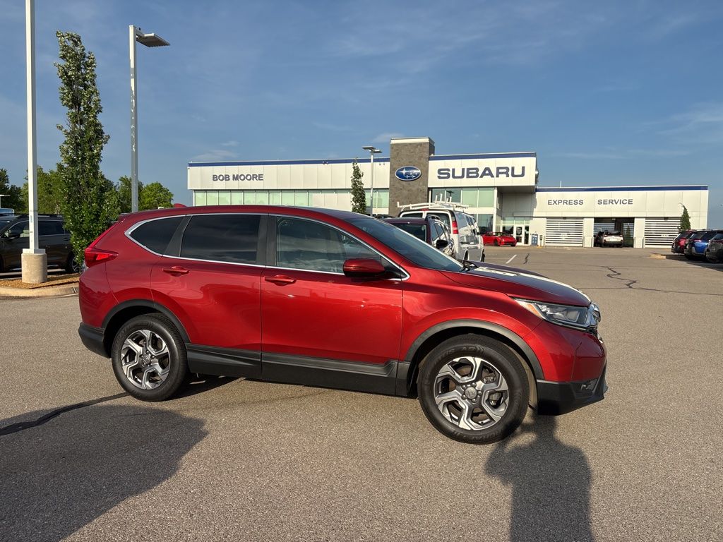 Molten Lava Pearl 2018 Honda CR-V EX AWD SUV / Crossover All-Wheel Drive Continuously Variable Transmission