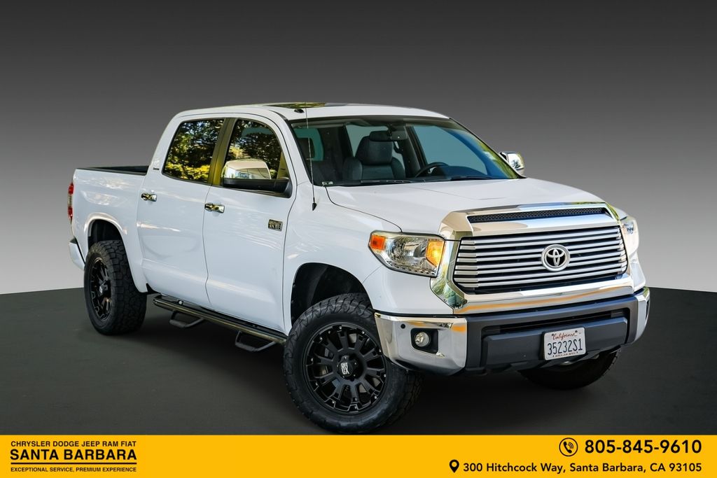 Super White 2015 Toyota Tundra Pickup Truck 4X2 6-Speed Automatic Overdrive