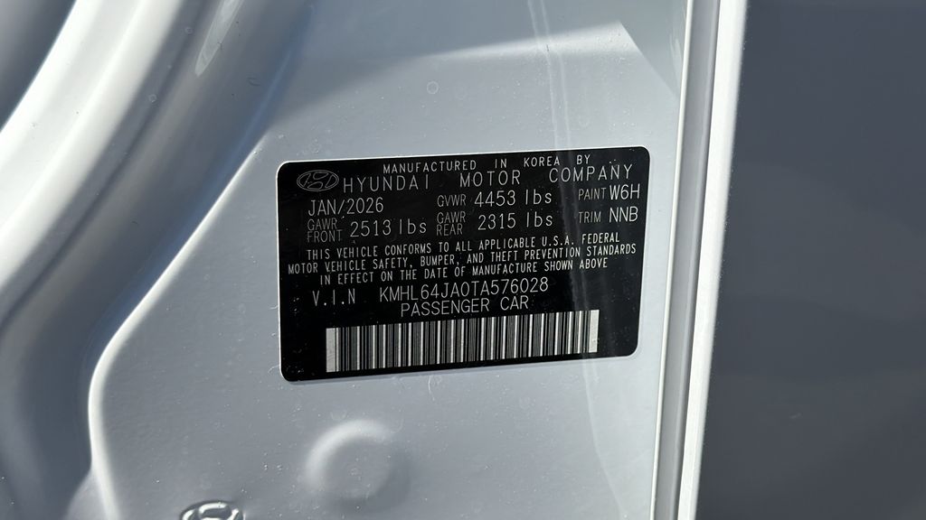 New 2026 White Hyundai SEL Sport image 33