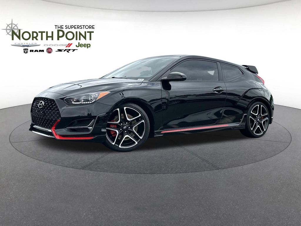 Ultra Black 2022 Hyundai Veloster N Coupe Front-Wheel Drive 8-Speed Manual