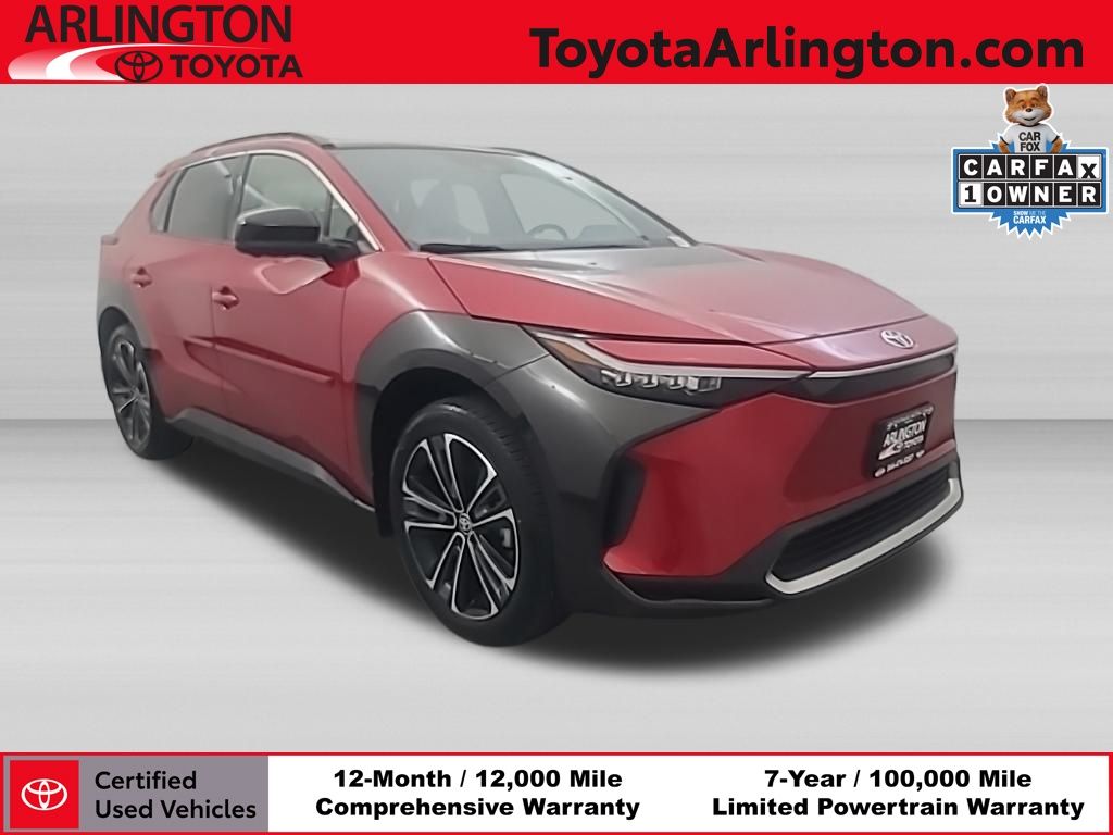 Red 2024 Toyota bZ4X SUV / Crossover All-Wheel Drive Automatic