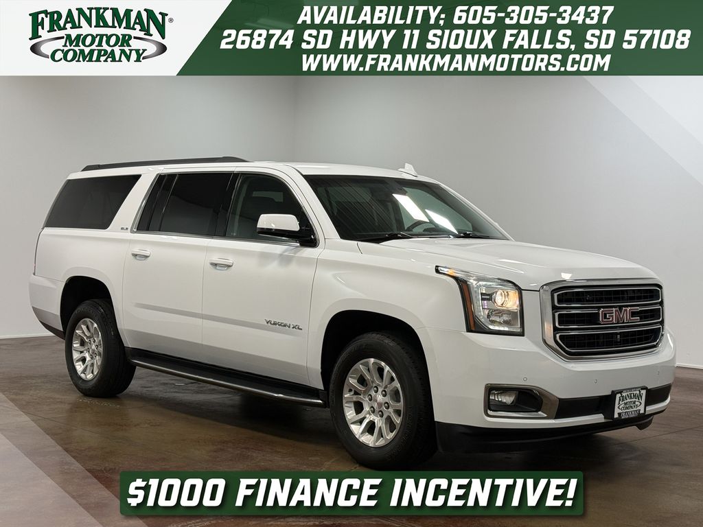 Summit White 2018 GMC Yukon XL SLE 4WD SUV / Crossover Four-Wheel Drive 6-Speed Automatic Overdrive