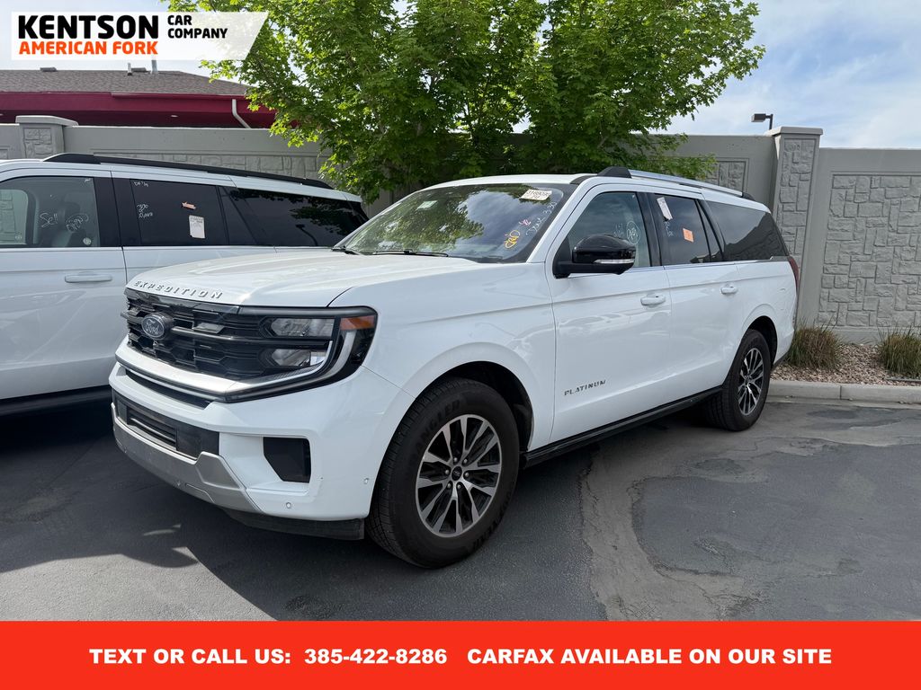 Oxford White 2025 Ford Expedition MAX Platinum 4WD SUV / Crossover Four-Wheel Drive Automatic