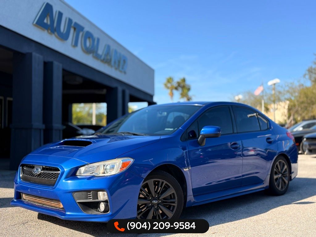 WR Blue Pearl 2015 Subaru WRX Premium Sedan All-Wheel Drive 6-Speed Manual