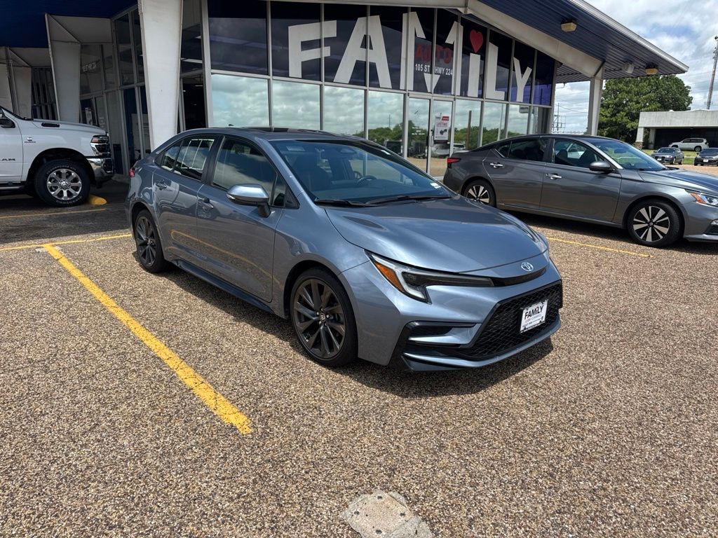 Celestite 2024 Toyota Corolla SE FWD Sedan Front-Wheel Drive Continuously Variable Transmission