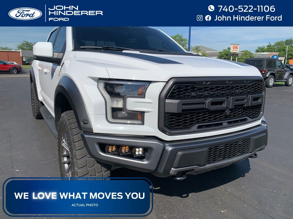 Oxford White 2019 Ford F-150 Raptor SuperCrew 4WD Pickup Truck Four-Wheel Drive Automatic