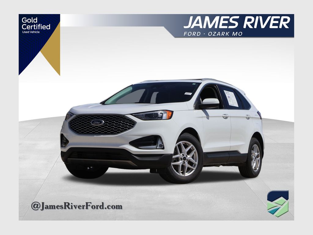 Oxford White 2023 Ford Edge SUV / Crossover All-Wheel Drive 8-Speed Automatic