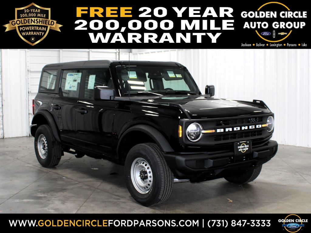 Shadow Black 2025 Ford Bronco SUV / Crossover Four-Wheel Drive Automatic