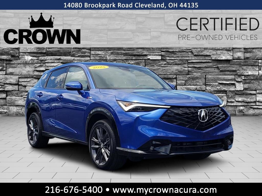 Adriatic Blue Sea M 2025 Acura ADX SUV / Crossover All-Wheel Drive Continuously Variable Transmission