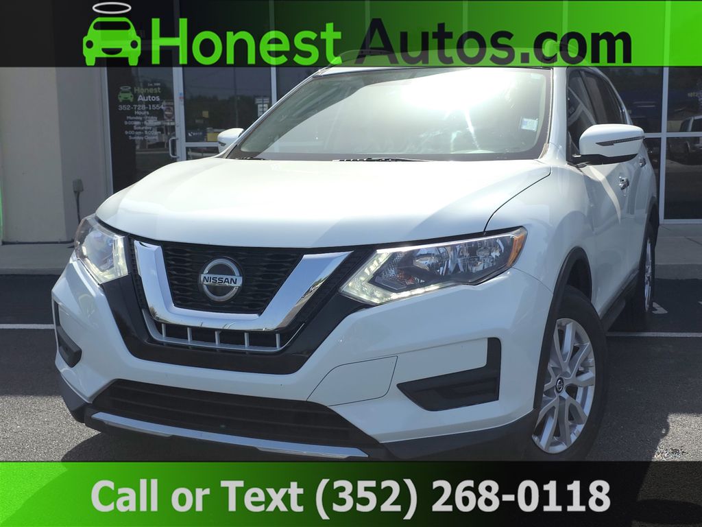 Glacier White 2018 Nissan Rogue SUV / Crossover Front-Wheel Drive Continuously Variable Transmission