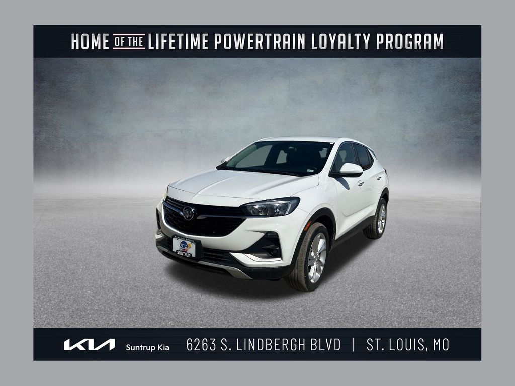 Summit White 2022 Buick Encore GX SUV / Crossover Front-Wheel Drive Continuously Variable Transmission