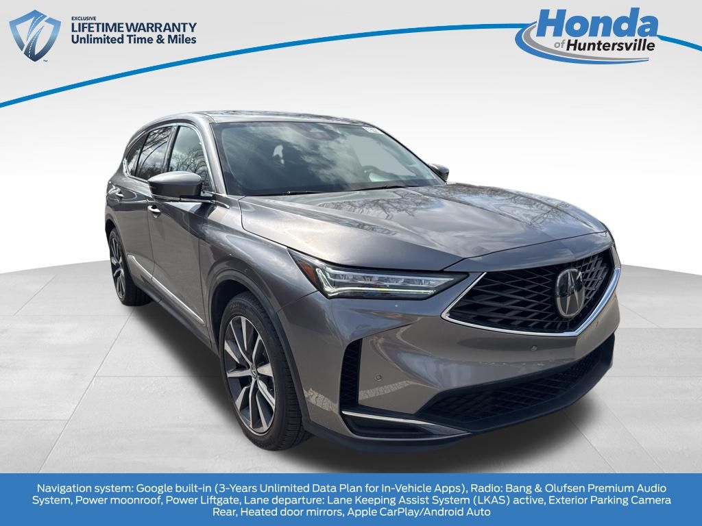 Gray 2025 Acura MDX FWD with Technology Package SUV / Crossover Front-Wheel Drive Automatic