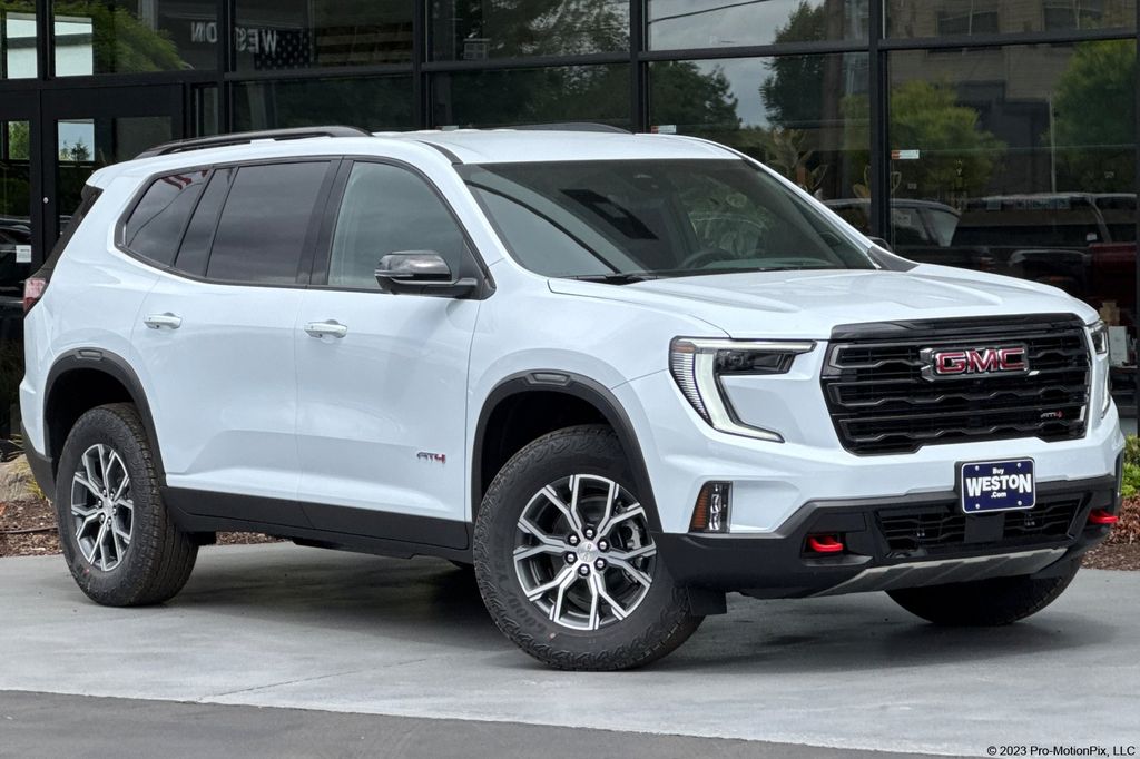 Glacier White 2026 GMC Acadia SUV / Crossover Four-Wheel Drive 8-Speed Automatic