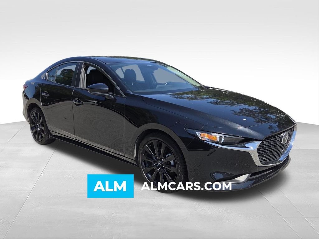 Jet Black Mica 2024 Mazda MAZDA3 2.5 S Select Sport FWD Sedan Front-Wheel Drive 6-Speed Automatic