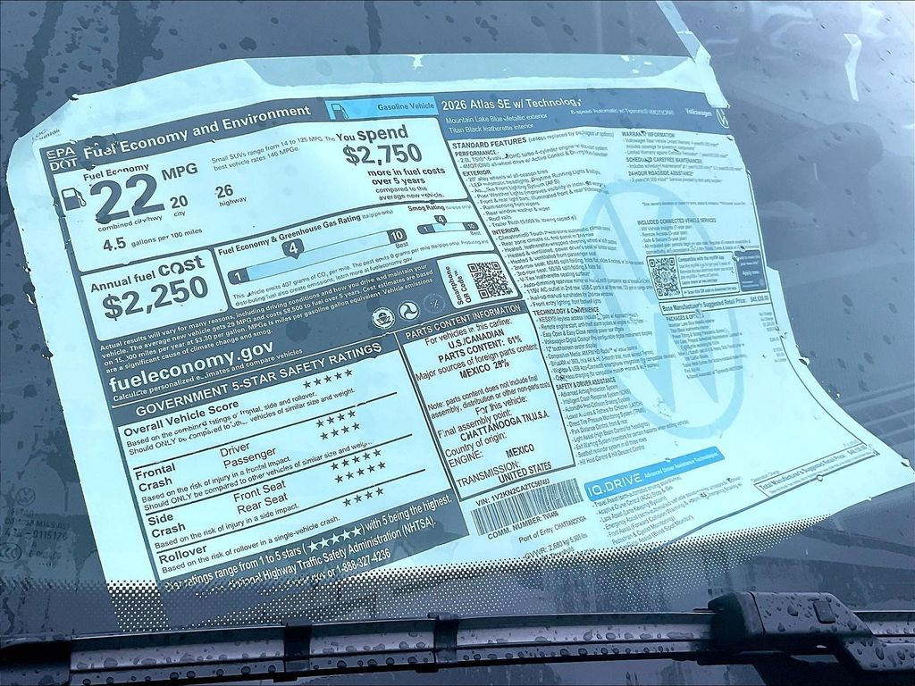 2026 Volkswagen Atlas — photo 18