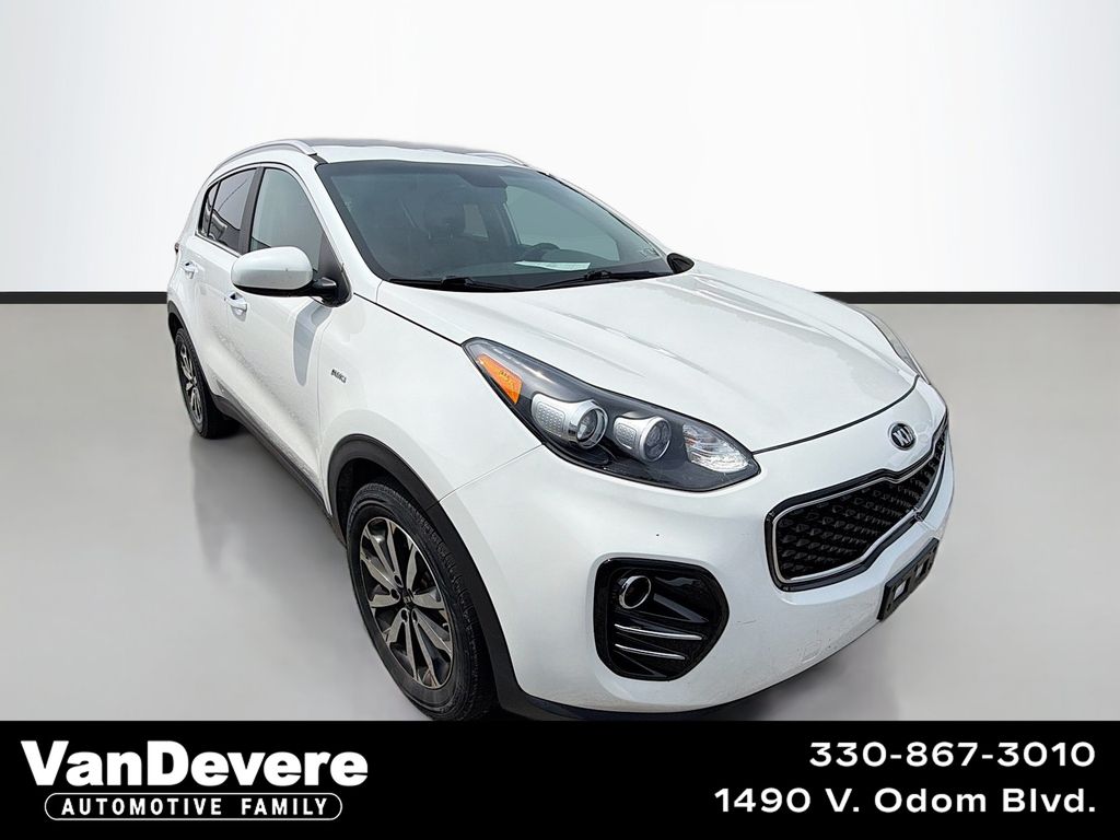 Snow White Pearl 2017 Kia Sportage SUV / Crossover All-Wheel Drive 6-Speed Automatic