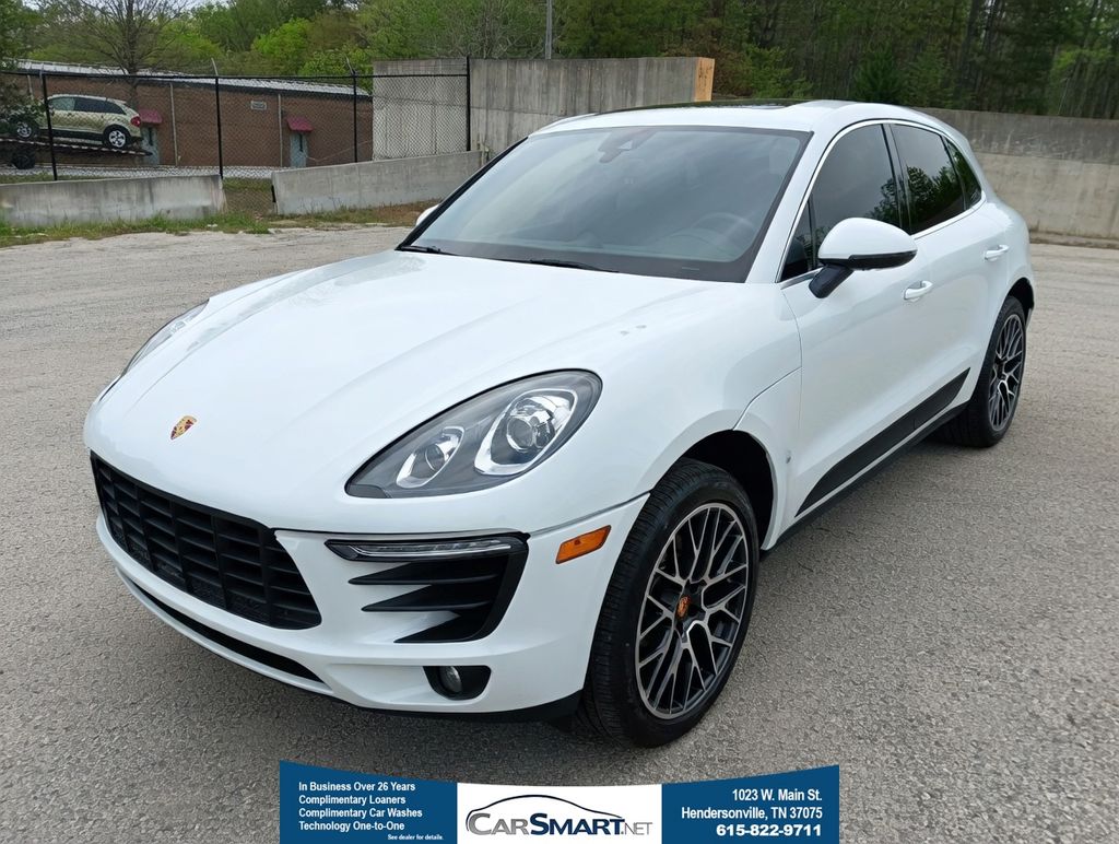 Carrara White Metallic 2017 Porsche Macan S AWD SUV / Crossover All-Wheel Drive 7-Speed Automatic
