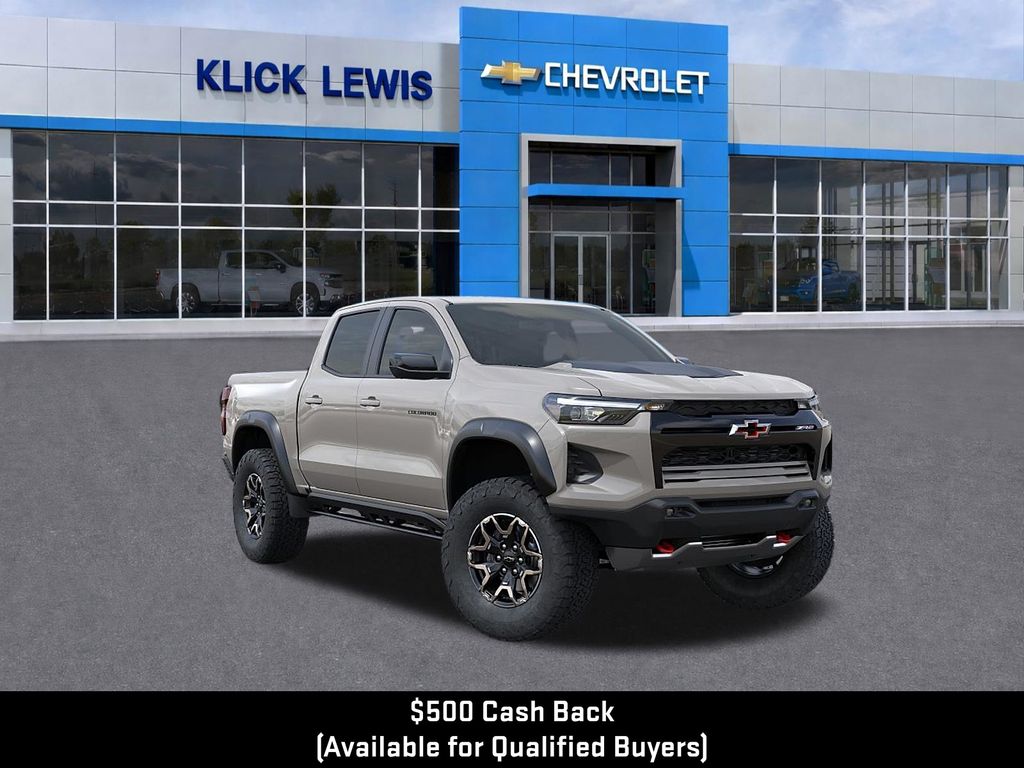 2026 Chevrolet Colorado ZR2 White at Klick Lewis Buick Chevrolet