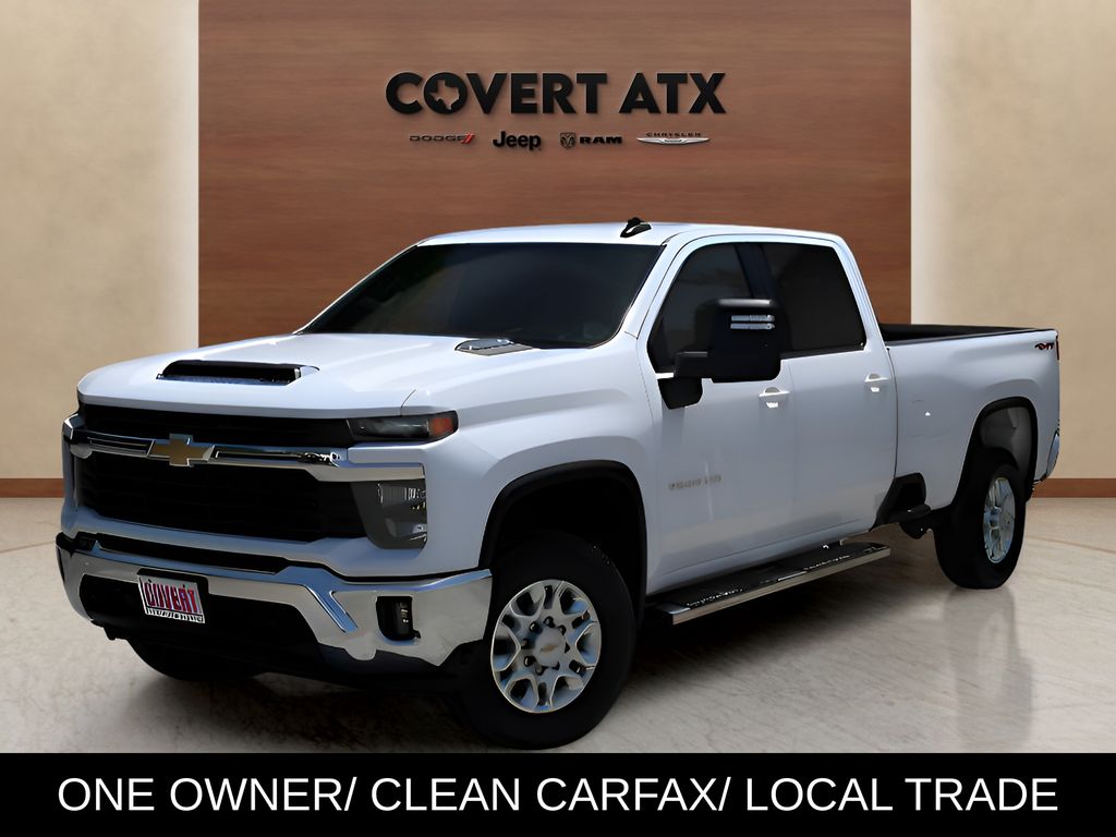 Summit White 2025 Chevrolet Silverado 2500HD Pickup Truck Four-Wheel Drive Automatic